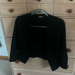 Express : Cropped 3/4 Sleeve Blazer
